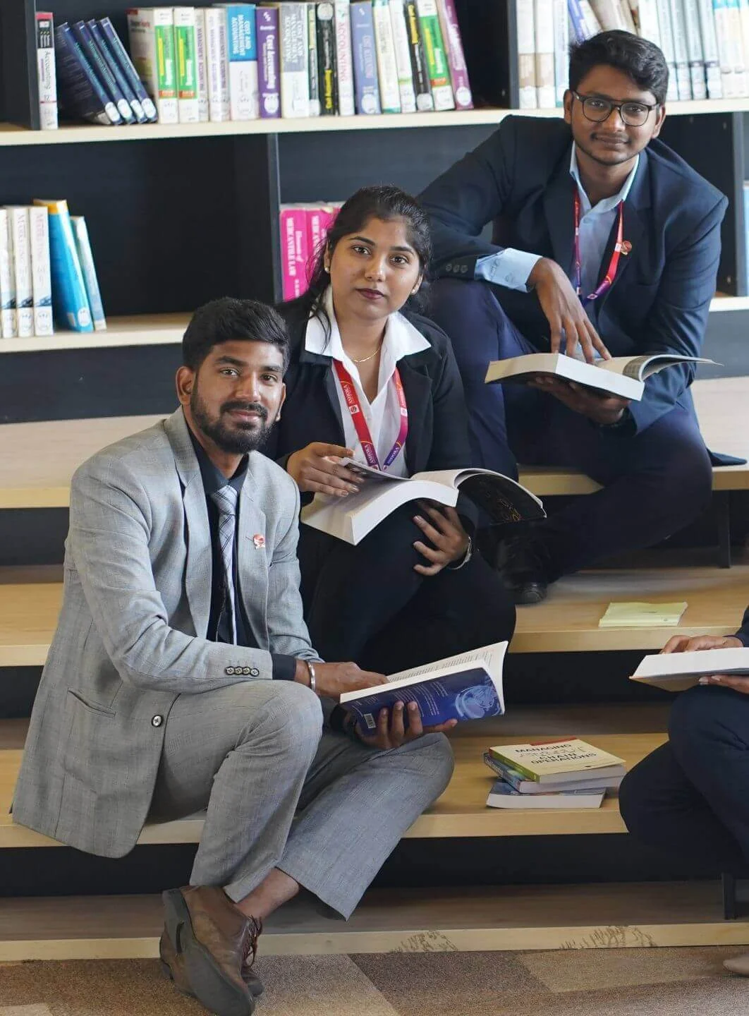 Students and faculty at Ashoka School of Business