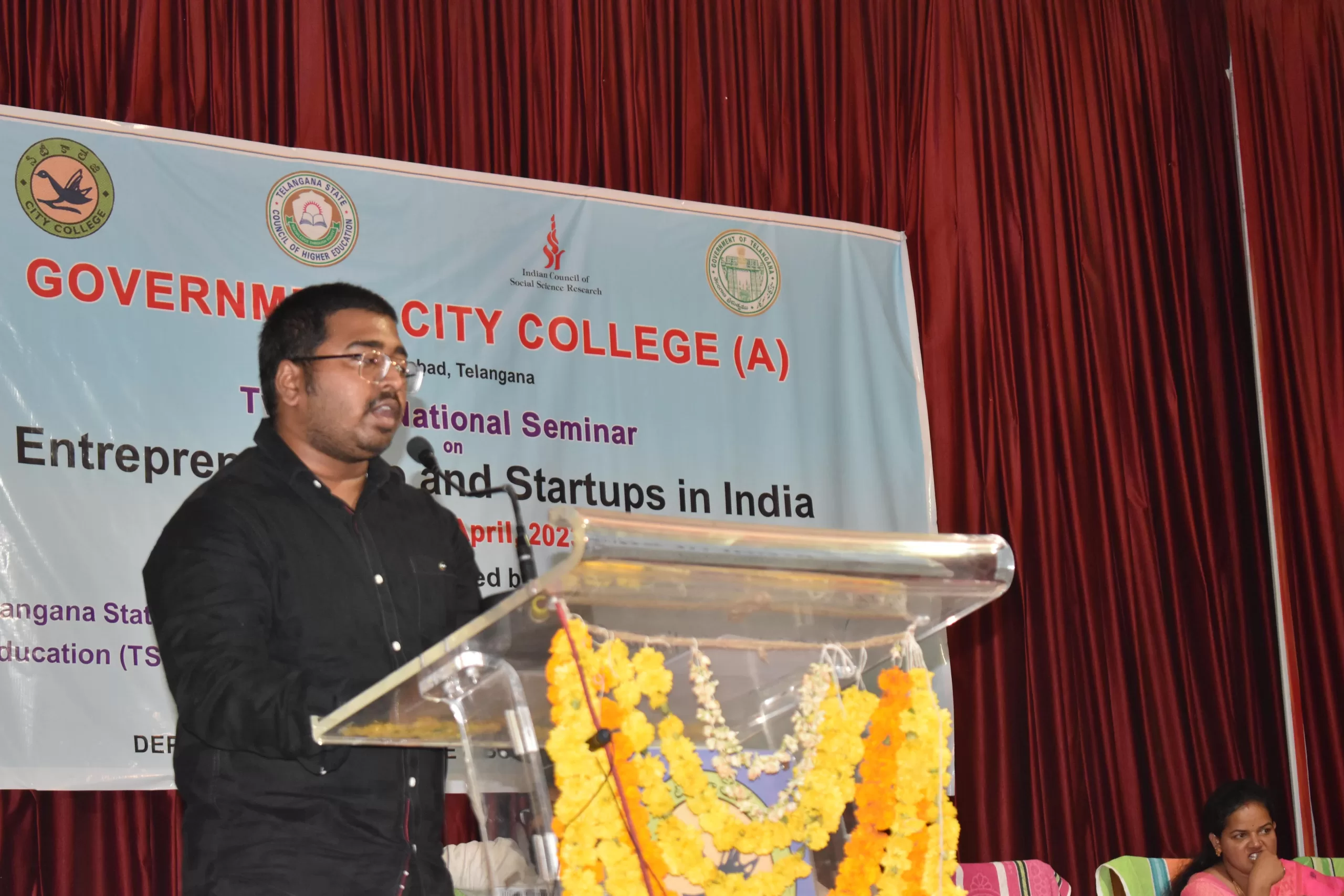 Student's Participated and Presented Research Paper at National Seminar on Entrepreneurship and Startups in India on 12 - 13th April 2023 image 3